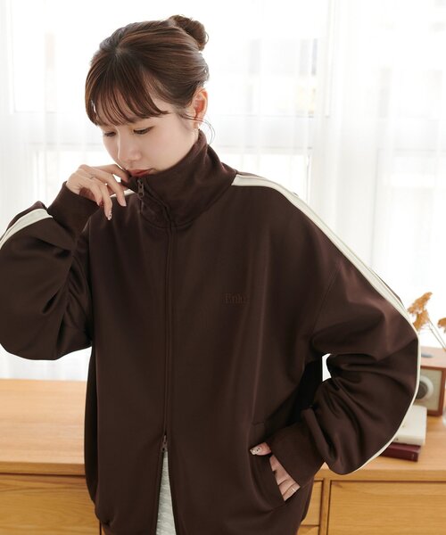 Enlude】ラインイリトラックトップ《ユニセックス》（ジャージ