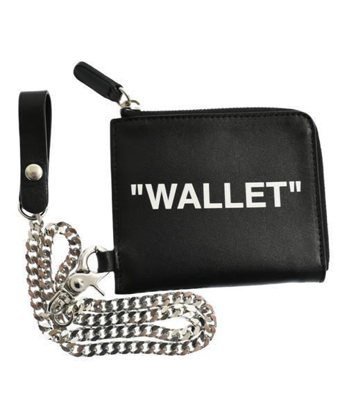 ブランド古着】財布 ロゴプリントチェーンウォレット（財布）｜off