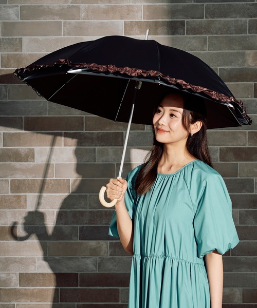 遮光 UV 晴雨兼用日傘 二階建て 断熱パラソル（長傘）｜estaa（エスタ