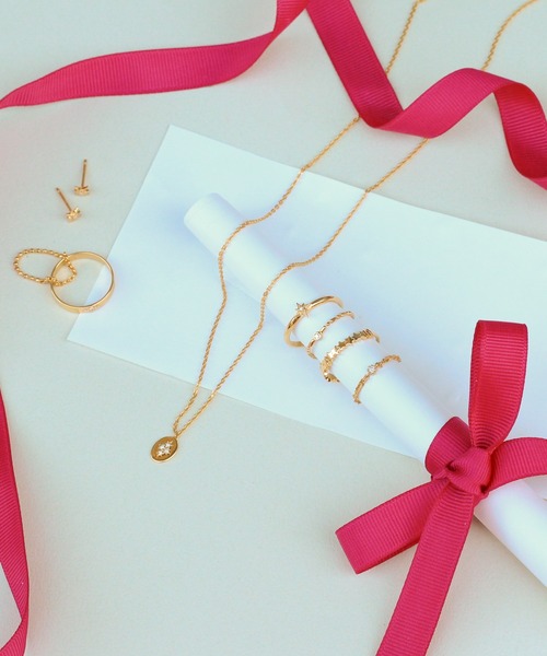 WEB限定】K18vermeil ダイヤモンド スターリング（リング）｜NOIR DE