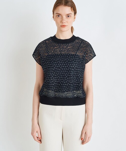 BALLSEY（ボールジィ）の「チュールエンブロイダリー レースフレンチ