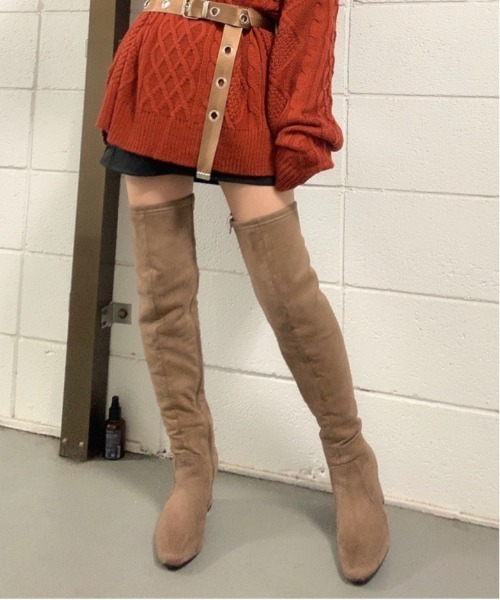 WEGO（ウィゴー）の「WEGO/スエードニーハイブーツ（ブーツ）」 - WEAR