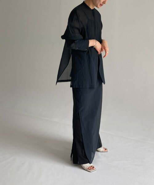 ENOF（イナフ）の「SHEER CAMISOLE ONE PIECE（ワンピース）」 - WEAR