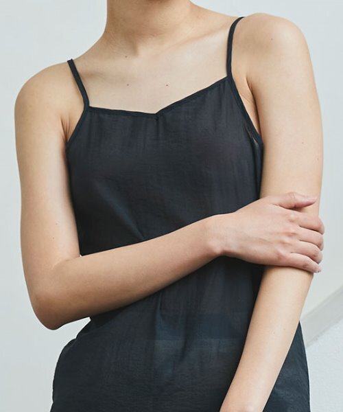 ENOF（イナフ）の「SHEER CAMISOLE ONE PIECE（ワンピース）」 - WEAR