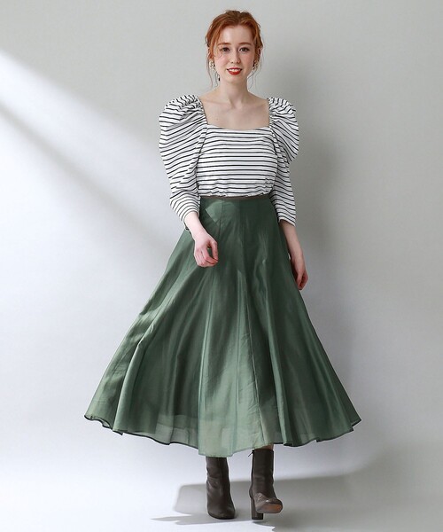 DEICY（デイシー）の「シアーフレアミディスカート（スカート）」 - WEAR