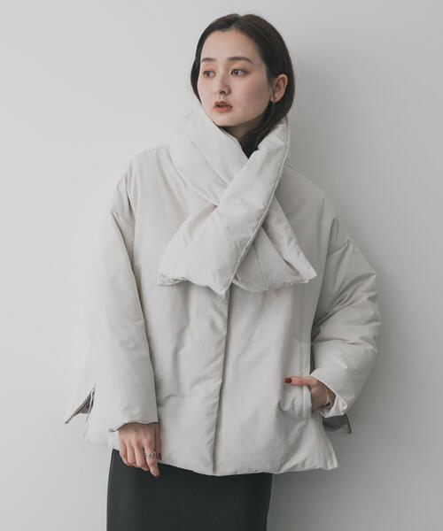 セール】『WEB/一部店舗限定』マフラーツキシームレスダウン（ダウン