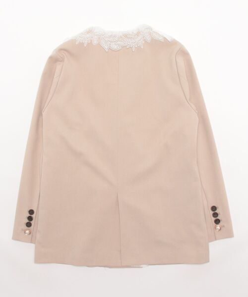 LILY BROWN（リリーブラウン）の「アタッチドレースカラーダブルJK