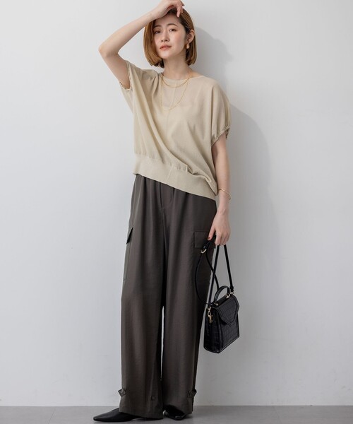 SLOW/一部店舗限定】ブライトヴィンテージクロス カーゴパンツ（カーゴ