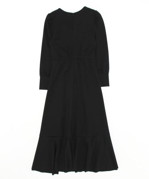 Ameri（アメリ）の「PENTAGON NECK FOLD HEM DRESS（ワンピース）」 - WEAR
