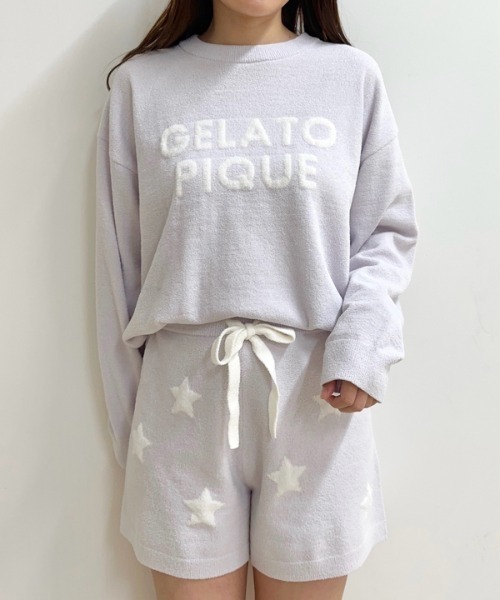 gelato pique（ジェラートピケ）の「スターロゴジャガードプルオーバー