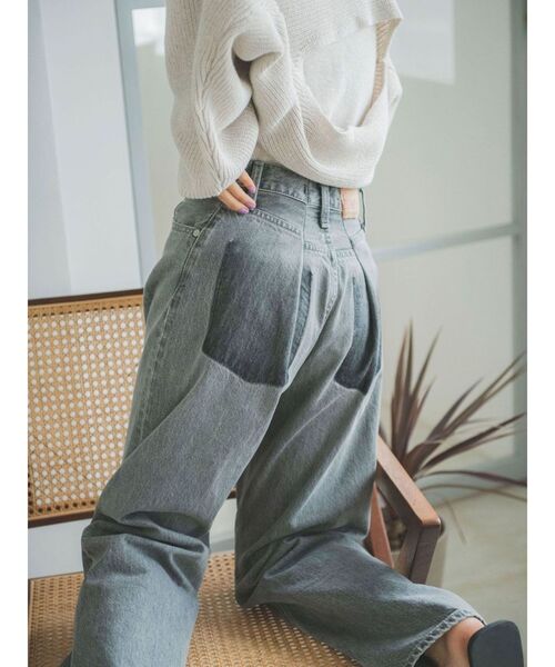 リメイクデザインルーズデニム（デニムパンツ）｜Ungrid（アングリッド