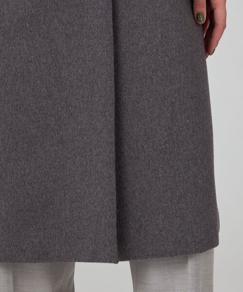 ピュアカシミヤ ノーカラーコート（ノーカラーコート）｜TOMORROWLAND