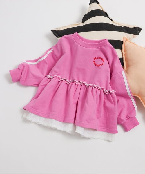 袖ラインチュニック_ジュニア対応（スウェット）｜BREEZE（ブリーズ