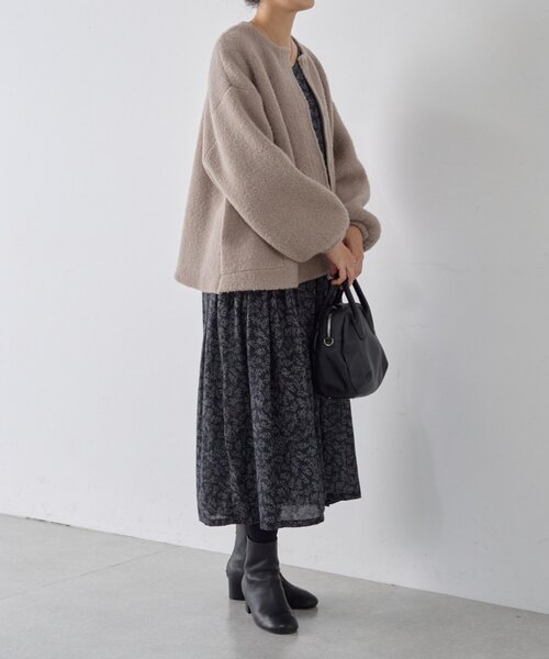 セール】リーフプリントギャザーワンピース（ワンピース）｜BEARDSLEY