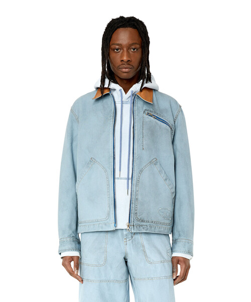 DIESEL（ディーゼル）の「メンズ ジャケット コントラストデザイン