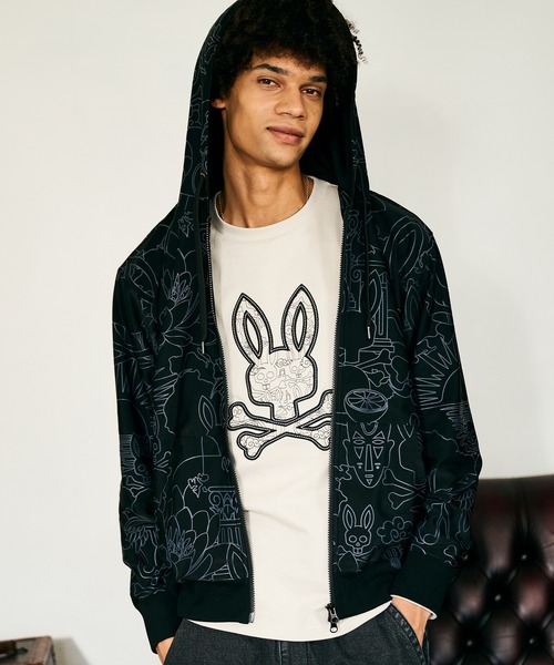 Psycho Bunny（サイコバニー）の「ポンチ セットアップ ジップパーカ