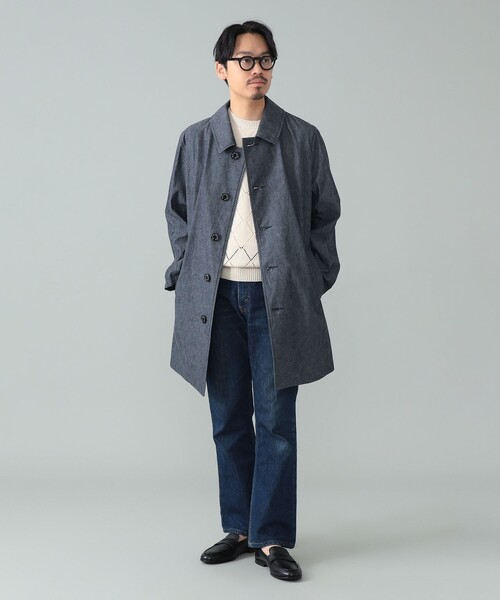 別注】MACKINTOSH / DUNKELD SHORT デニム ステンカラーコート（ステン