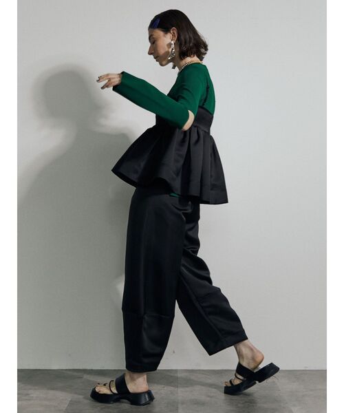 UN3D.（アンスリード）の「サテンコクーンパンツ（その他パンツ）」 - WEAR