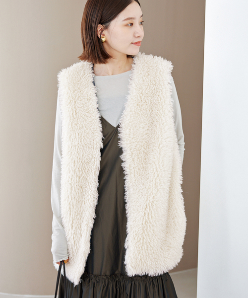 IENA（イエナ）の「《追加》カーリーファージレ（ベスト）」 - WEAR