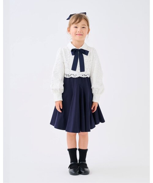 レースドッキングワンピース（ワンピース）｜kate spade new york kids