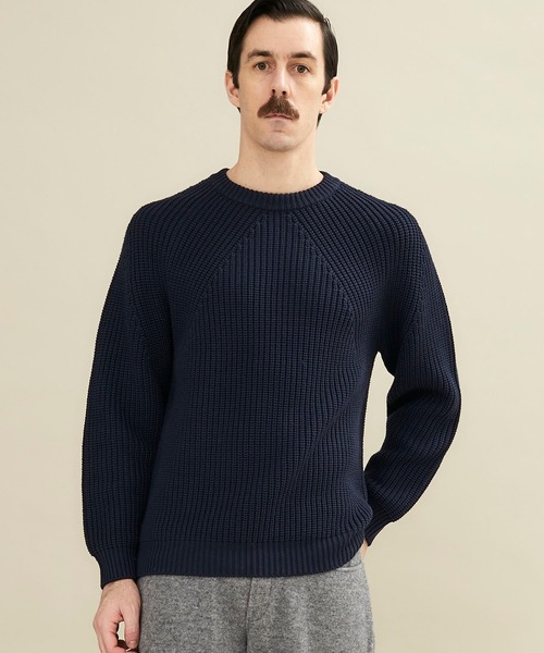 BATONER（バトナー）の「シグネチャークルーネックニット/SIGNATURE