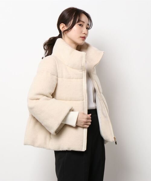 ANAYI（アナイ）の「アルパカウールシャギーダウン（ダウンジャケット