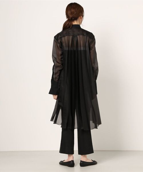 Sacai（サカイ）の「SACAI / バックプリーツシャツワンピース（シャツ