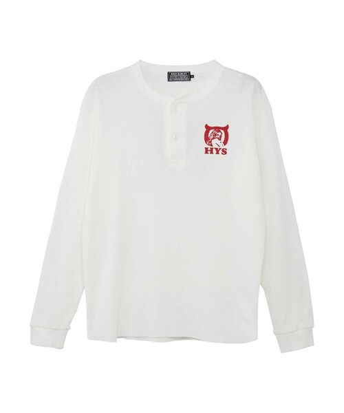 HYSTERIC GLAMOUR ヘンリーネックTシャツ STYLING | HYSTERIC GLAMOUR