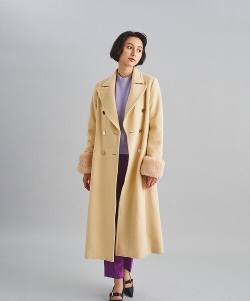 Diagram（ダイアグラム）の「ビーバーウールロングコート（ノーカラー