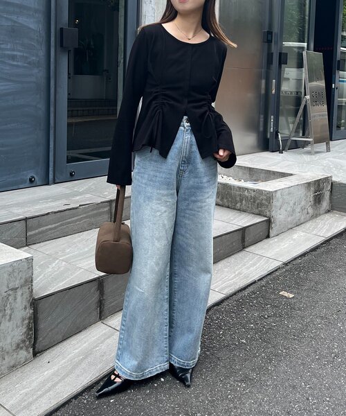 セール】ドロストリブTシャツ（Tシャツ/カットソー）｜CAPRICIEUX LE