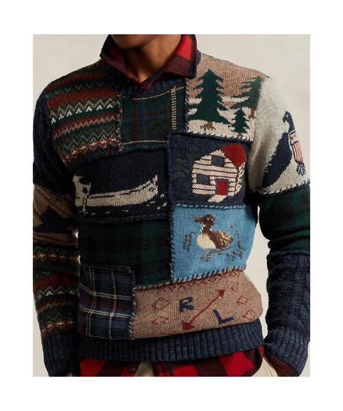 POLO RALPH LAUREN（ポロ ラルフ ローレン）の「パッチワーク ウール