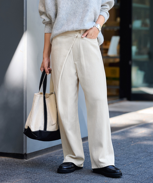 セール】カルゼラップパンツ（スラックス）｜FRAMeWORK（フレーム