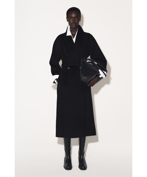 COS（コス）の「ベルト付きダブルフェイスウールコート（その他