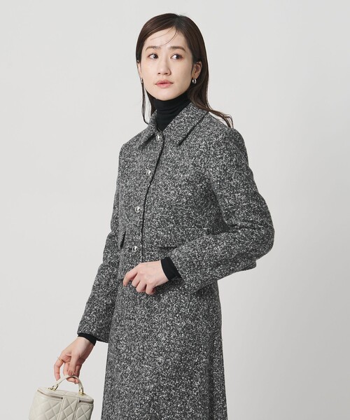 セール】シルクネップ ツイードライク ジャケット（テーラード