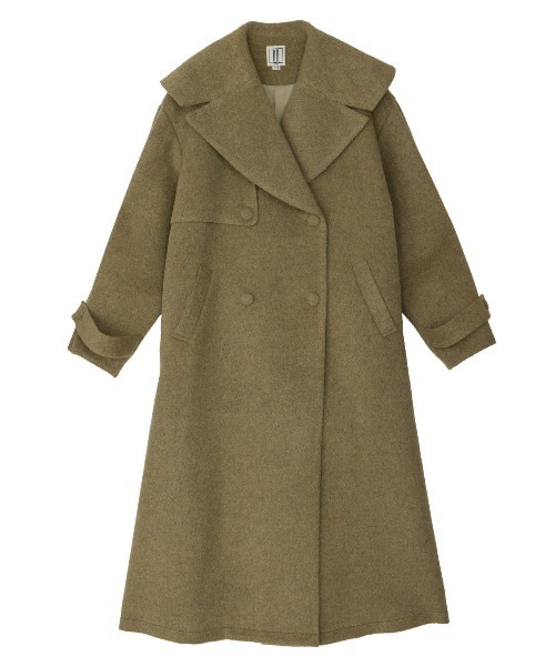 UND BIG ROUND COLLAR WOOL LONG COAT（チェスターコート）｜Ameri