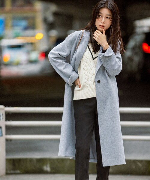 23区（ニジュウサンク）の「【滝沢眞規子さん着用】ウールカシミヤ