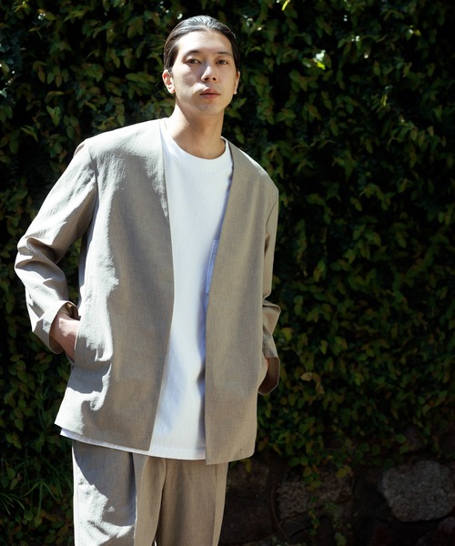 ADAM ET ROPE'（アダムエロペ）の「ノーカラージャケット＆イージー