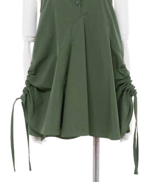 UN3D.（アンスリード）の「ウェーブラインギャザーキャミソール