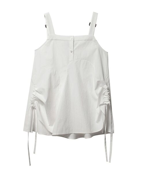 UN3D.（アンスリード）の「ウェーブラインギャザーキャミソール