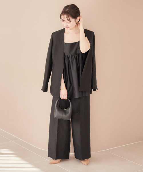 plage（プラージュ）の「Silk Mix Taffeta N/S ブラウス（シャツ