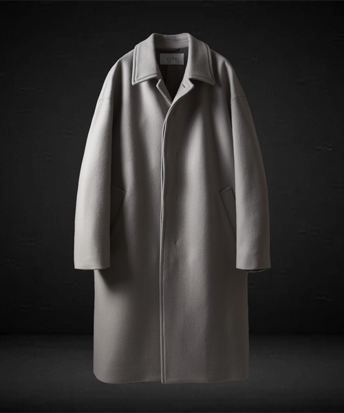 city（シティ）の「【CITY】バルカラーコート/SUPER140S BALCOLLAR