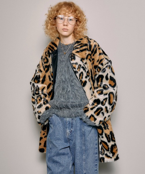 MAISON SPECIAL（メゾンスペシャル）の「Leopard Soutien Colored Fur