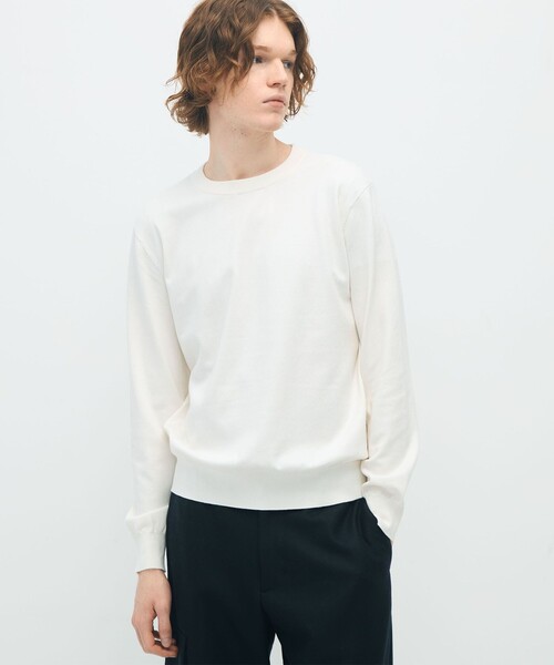 caban（キャバン）の「CABaN コットンカシミヤ プレーンクルーネック