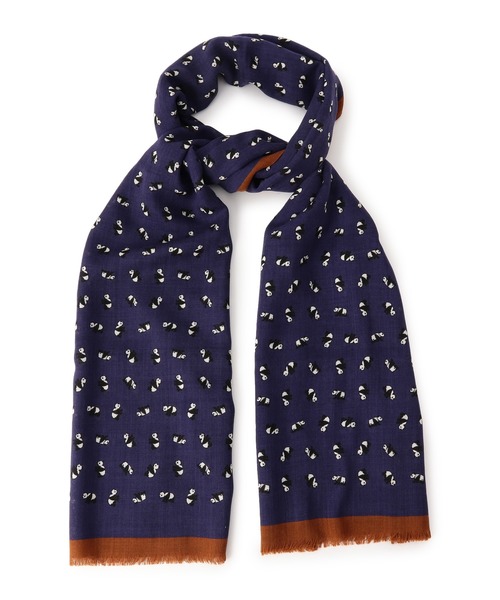 DRAKE'S（ドレイクス）の「DRAKES / パンダ柄ウールストール（ストール