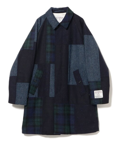 別注】ACADEMY by Blackstock & Weber / Bal Collar Coat Harris Tweed