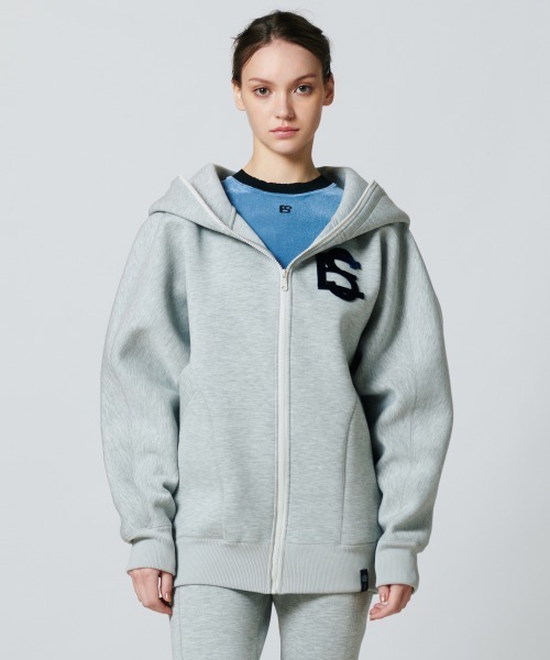 ダンボールロゴジップフーディー(WEB限定)（パーカー）｜DOUBLE