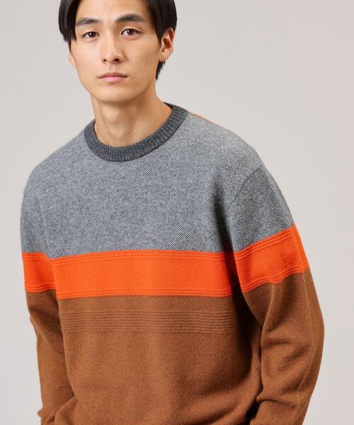 TAKEO KIKUCHI（タケオキクチ）の「◇【カシミヤ】フルカシ パネル柄