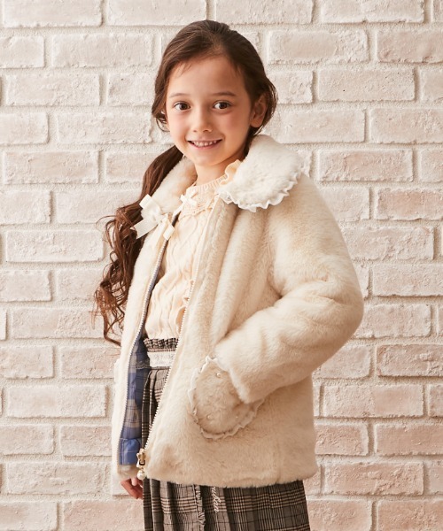 axes femme（アクシーズファム）の「リバーシブルファーコート