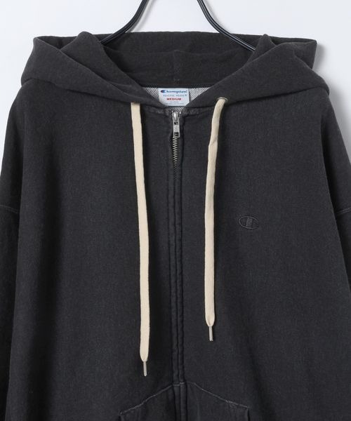 Champion別注】インディゴブラックZIPパーカー/594295（パーカー