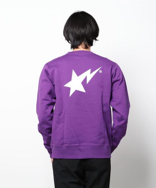 A BATHING APE（アベイシングエイプ）の「BAPE STA LOGO CREWNECK M